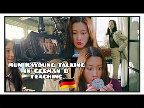 Mun Ga young speaking German (True Beauty Actor) Teaching  .